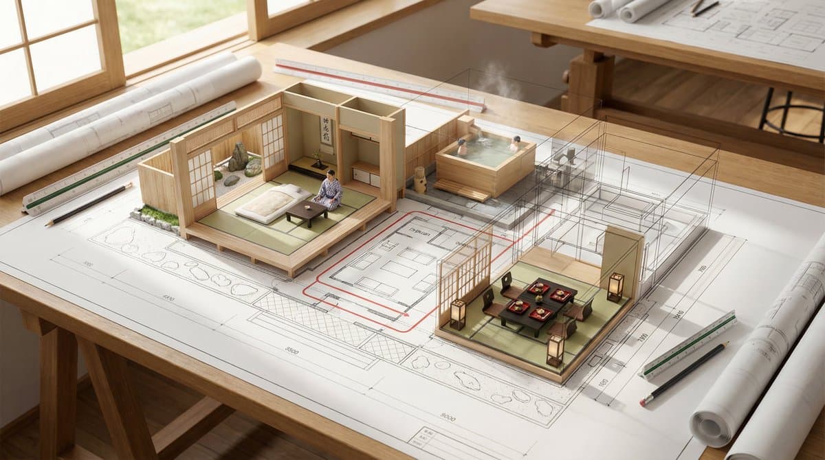 Architectural Floor Plan as Miniature World — example 2