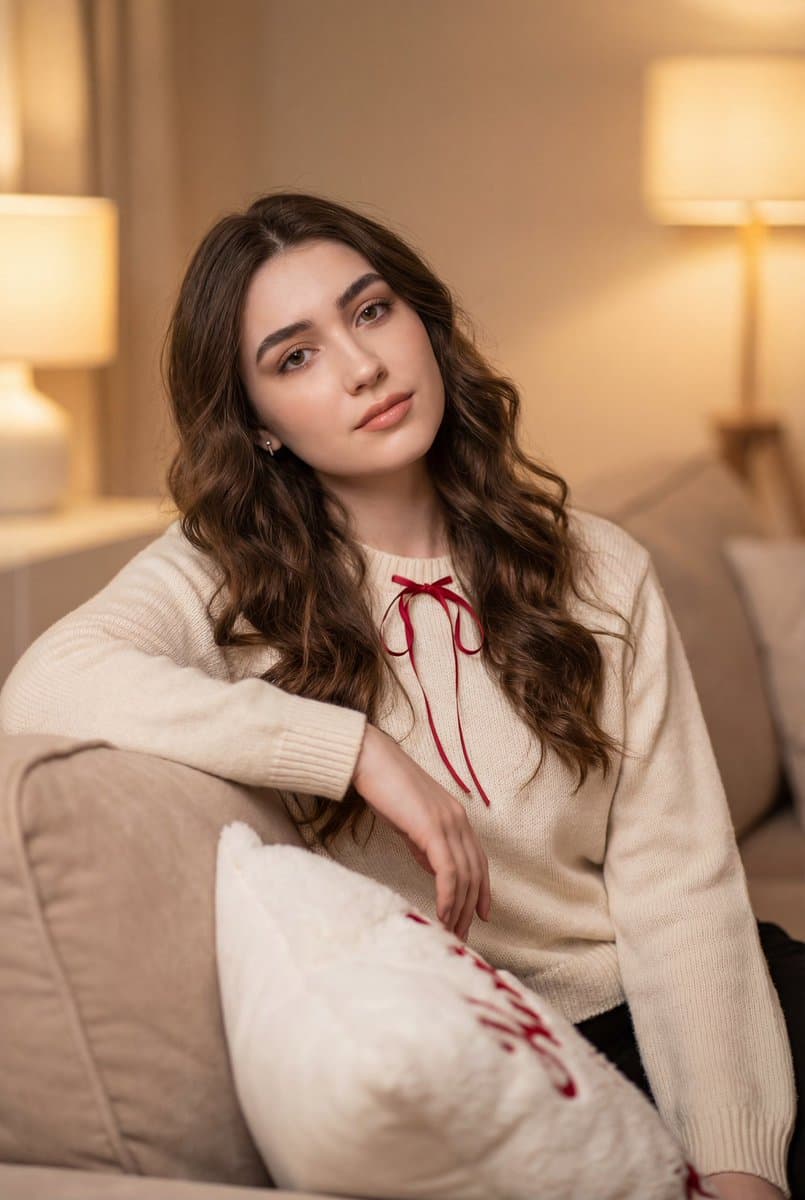 Cozy Indoor Lifestyle Portrait — example 1