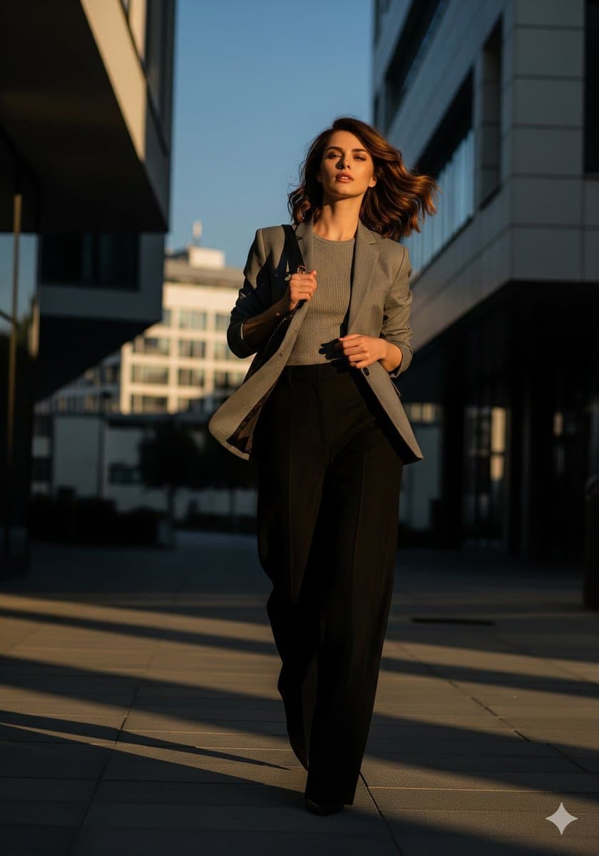 Urban Golden Hour Fashion Editorial — example 1
