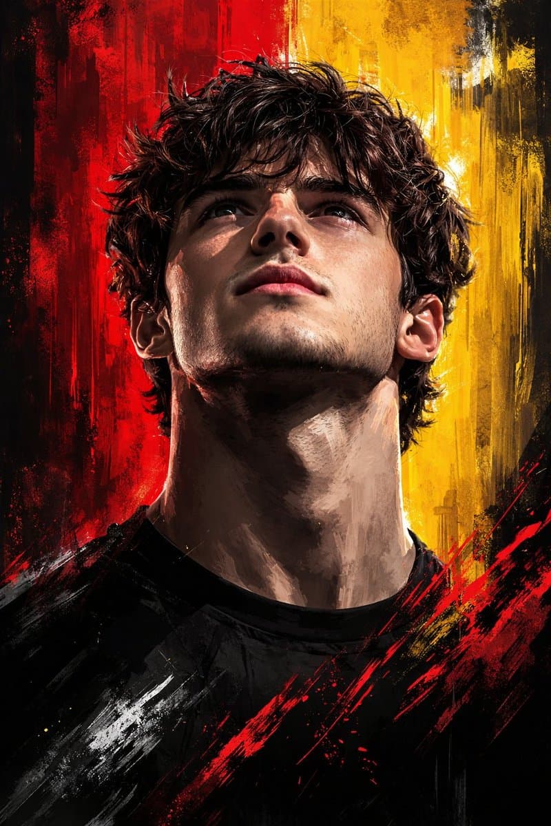 Dramatic Digital Painting Portrait with Limited Palette — example 1