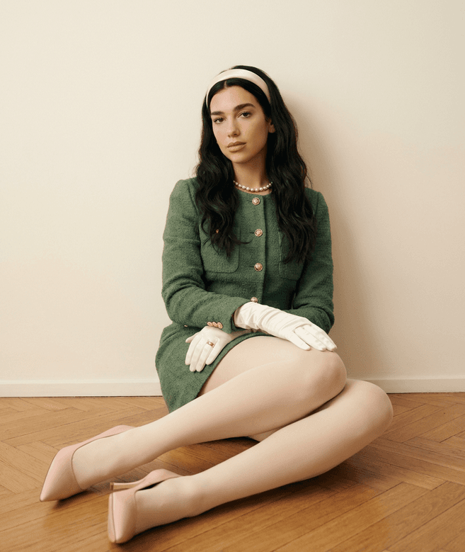 Structured Fashion Portrait with Precise Pose and Outfit Details — example 2
