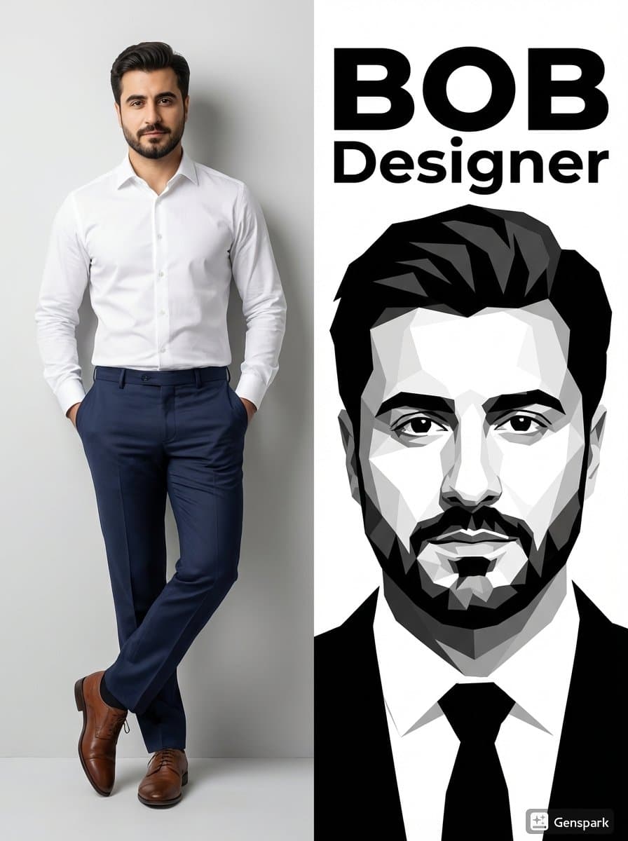 Vertical Split-Screen Branding Composition — example 1