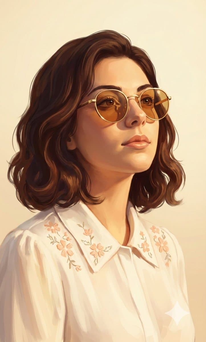 Painterly Portrait in Golden Hour Light — example 1