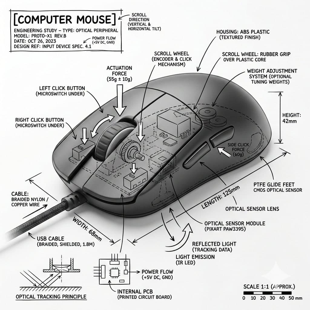 Technical Infographic Overlay for Object Annotation — example 1