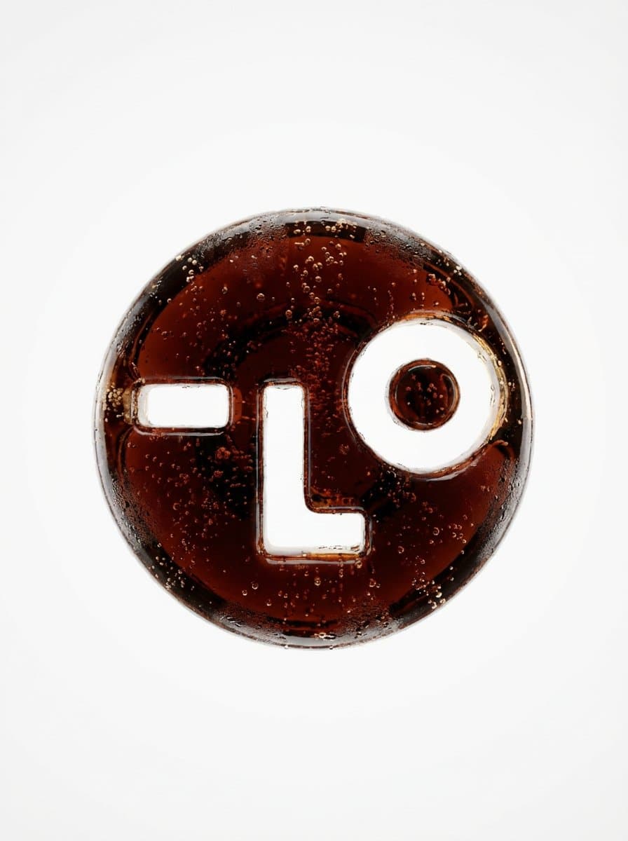 Minimalist Cola Amulet 3D Render — example 1