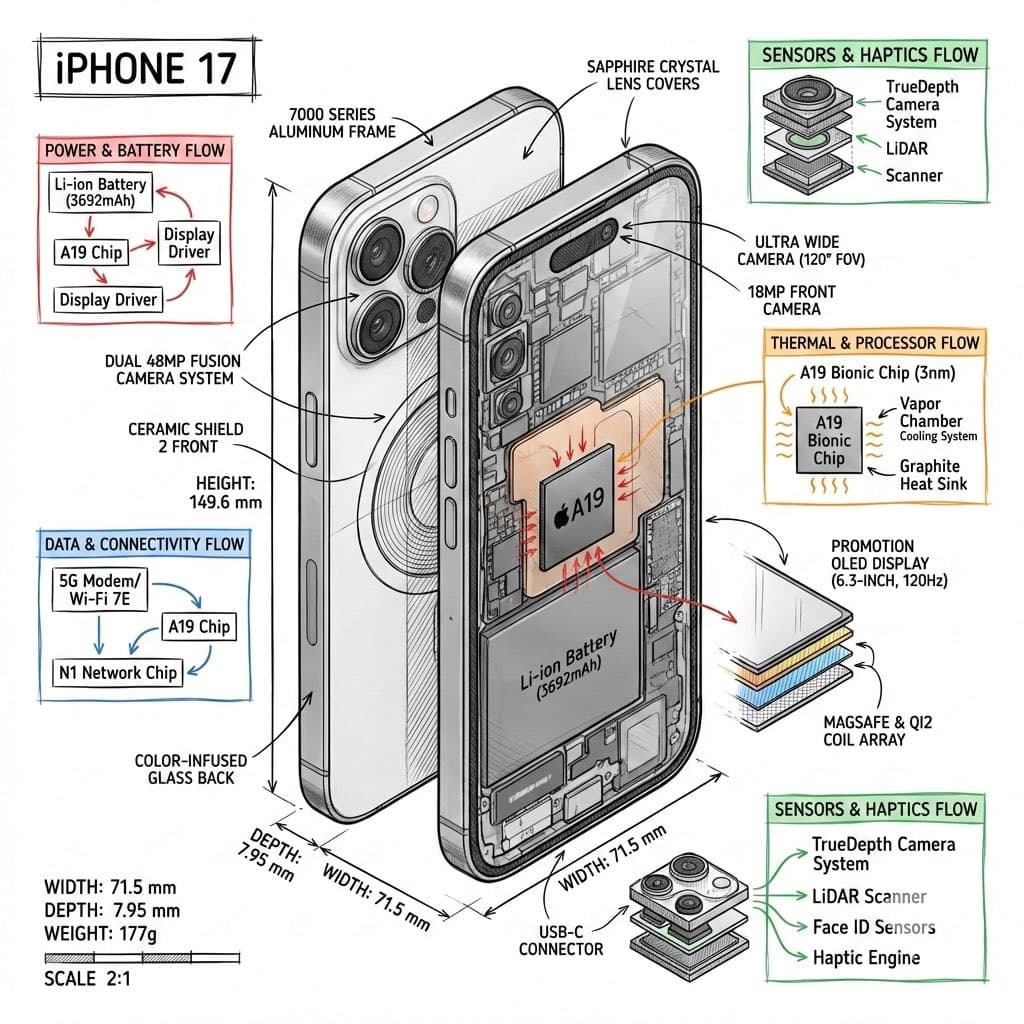 Technical Infographic Template for Objects — example 2