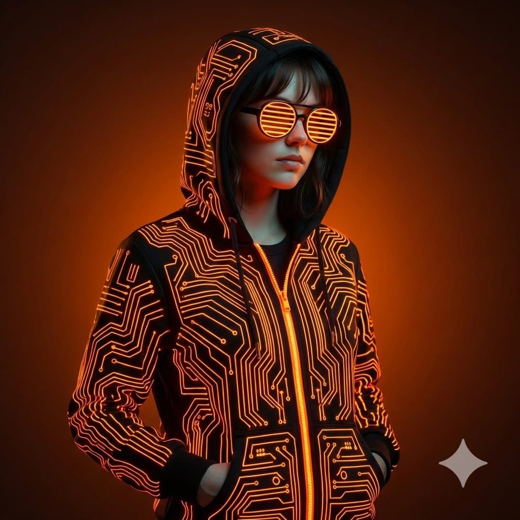 Ultra-Realistic Cyberpunk Studio Portrait — example 1