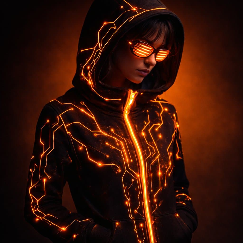 Ultra-Realistic Cyberpunk Studio Portrait — example 2