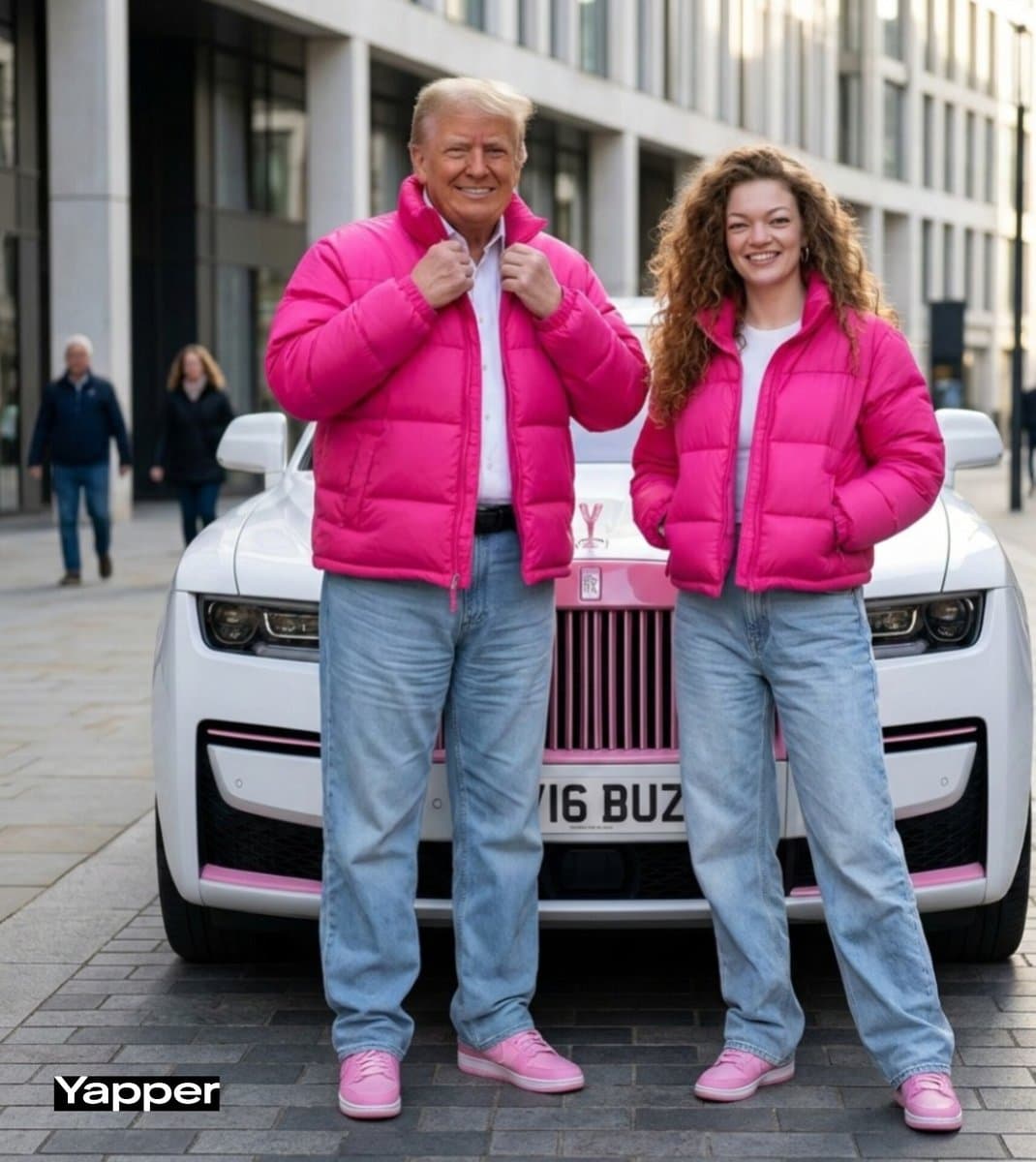 Street-Style Photoshoot with Donald Trump — example 1
