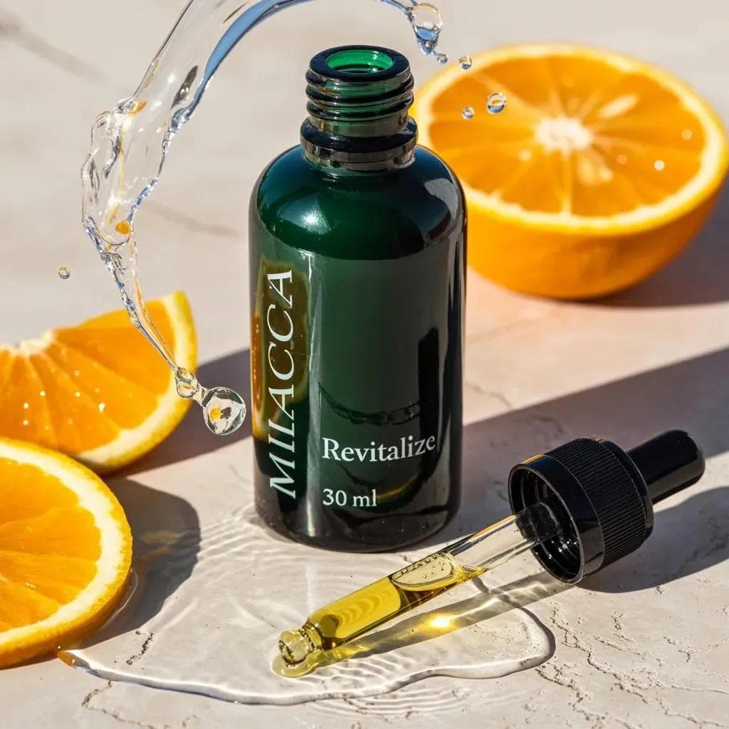 Citrus Skincare Product Macro Photography Prompt — example 4