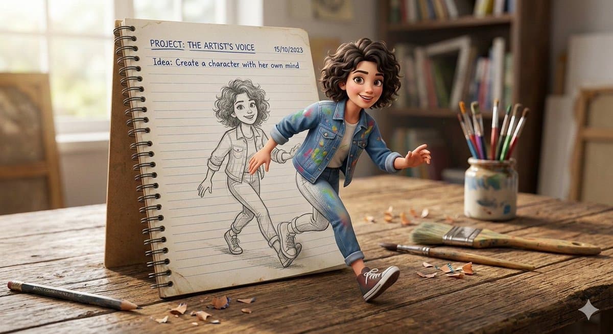 3D Pop-Out Illusion Artwork Prompt — example 1