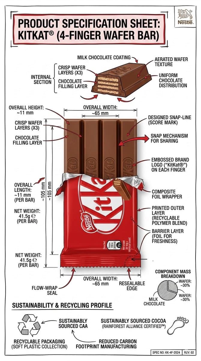 Technical Infographic Sheet Product Specification Template — example 1