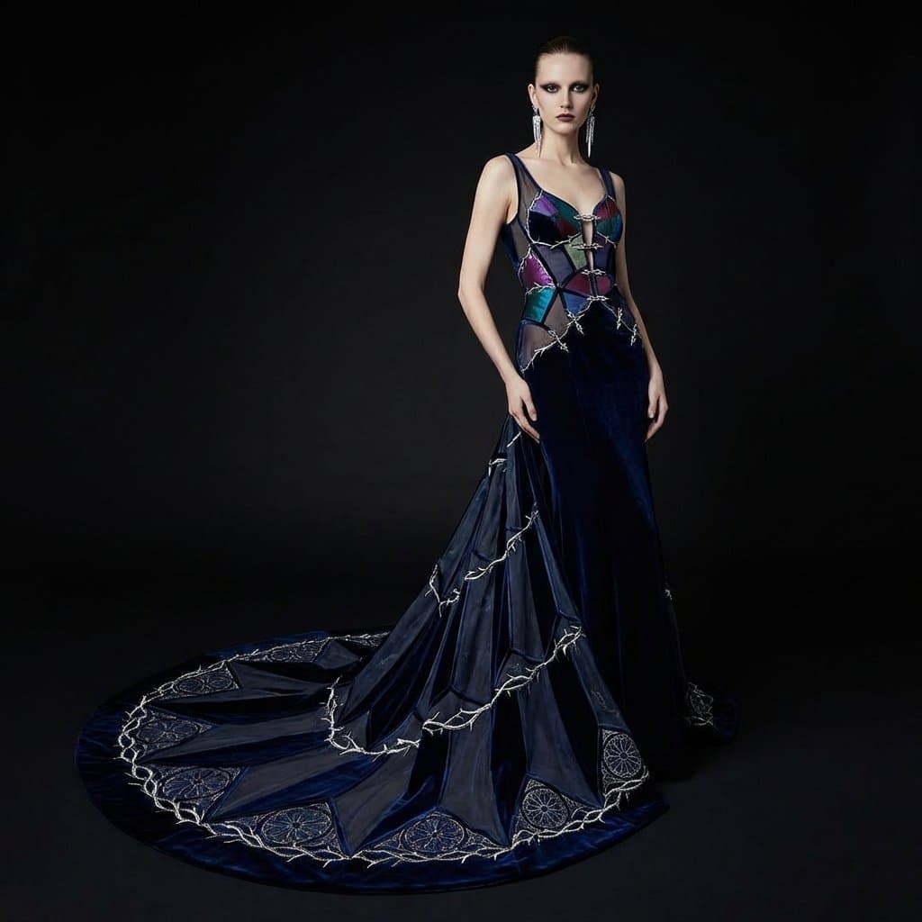 Experimental Nano Banana Prompt for Haute Couture Gown — example 2