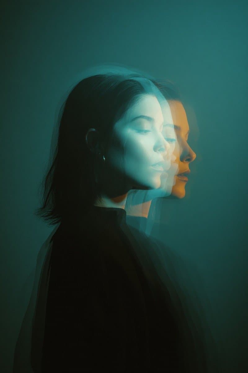 Cinematic Double Exposure Portrait Prompt for Nano Banana Pro — example 1