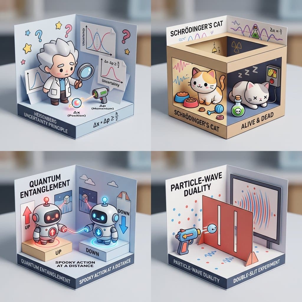 Visualizing Quantum Mechanics with Diorama Style — example 2