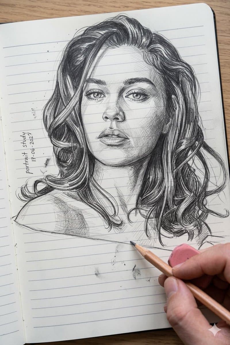 Photo to Pencil Sketch Transformation — example 1