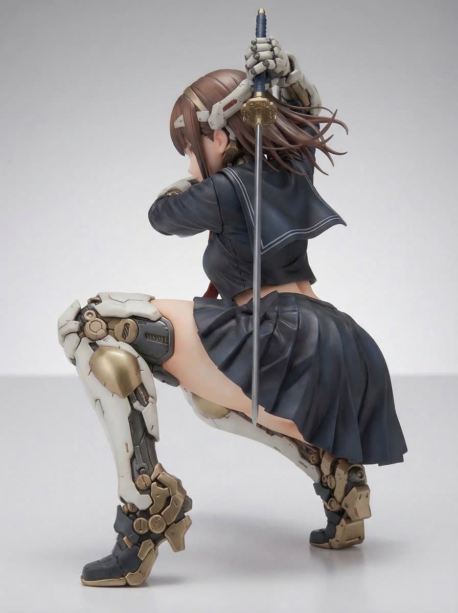 Samurai Mecha Girl Figure — example 2