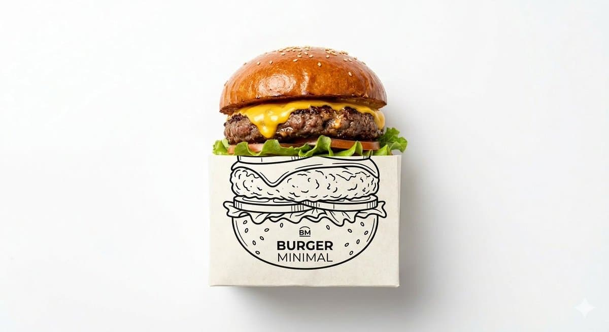 Minimalist Food Illustration and Photorealism Blend — example 3