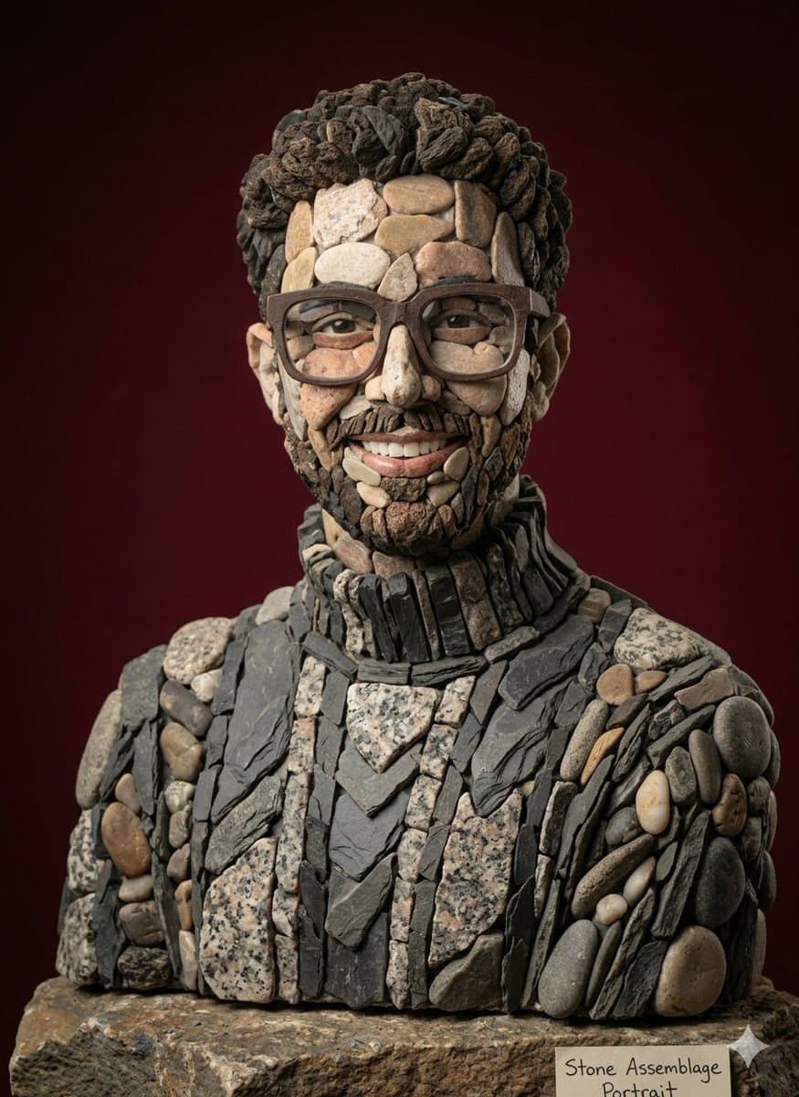 Handcrafted Stone Figurine Transformation Prompt — example 2
