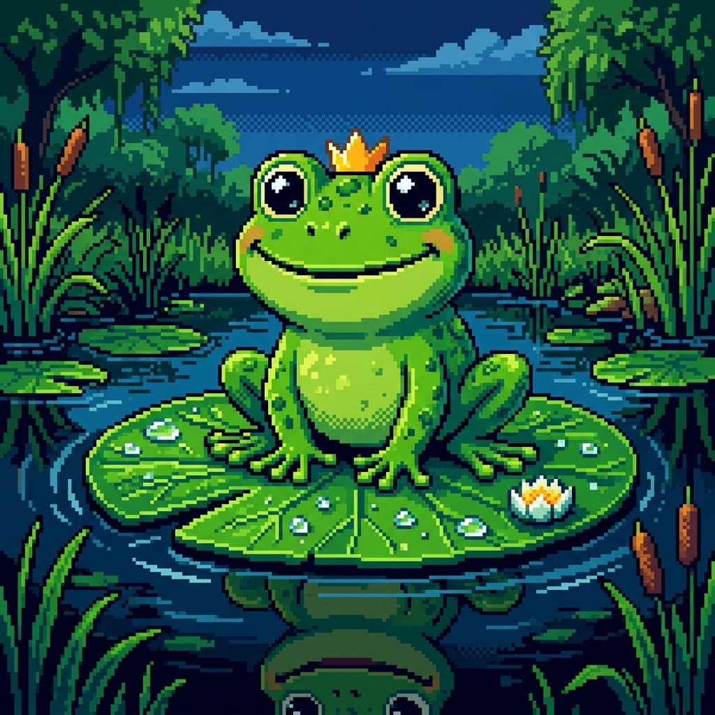 Pixelated Cartoon Animal Image — example 2