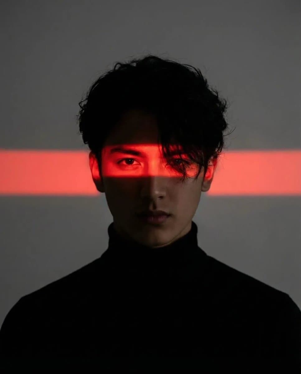 Cinematic Cyberpunk Portrait Pair — example 1