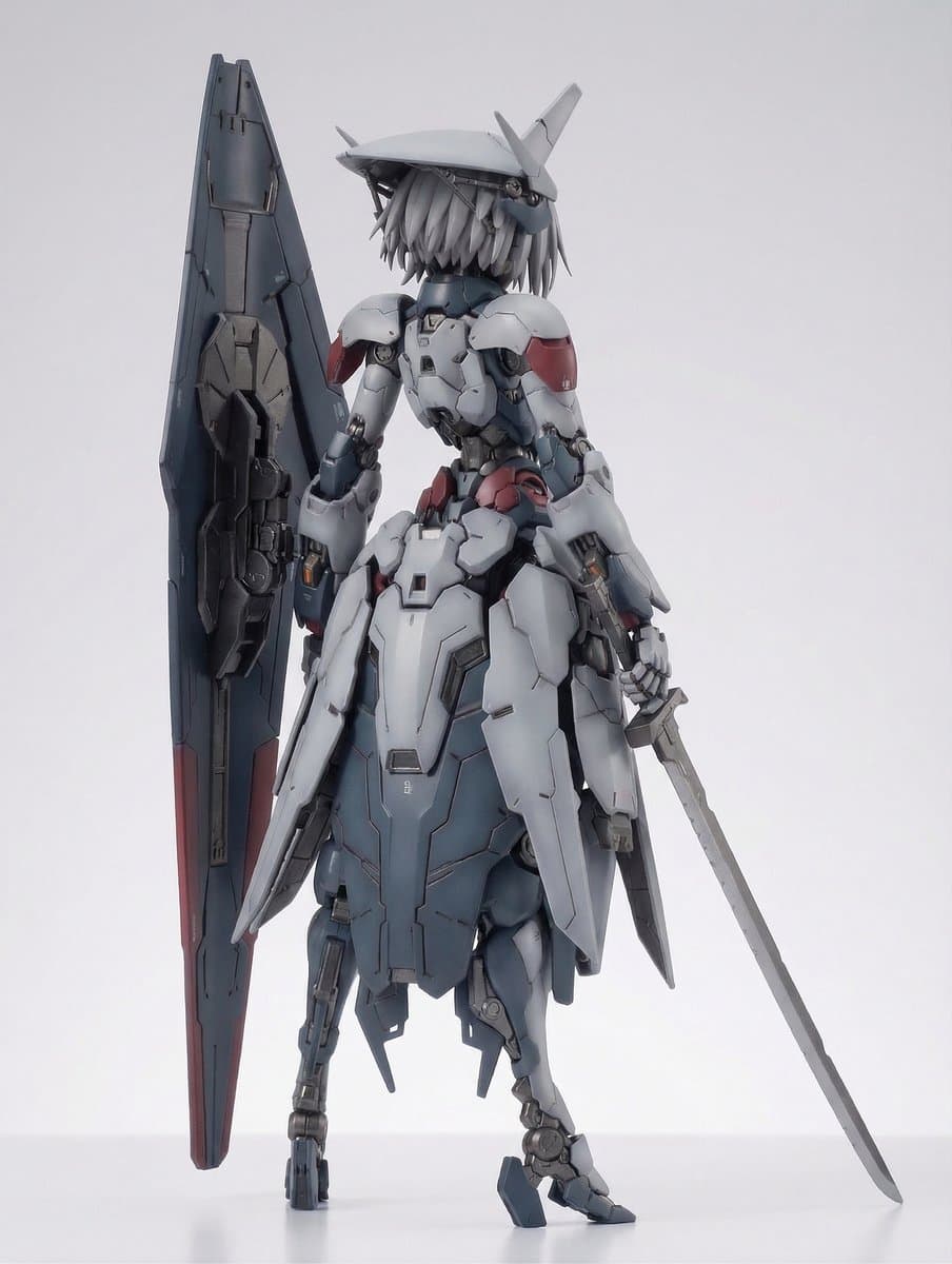KNIGHT MECHA GIRL Figure Concept — example 2