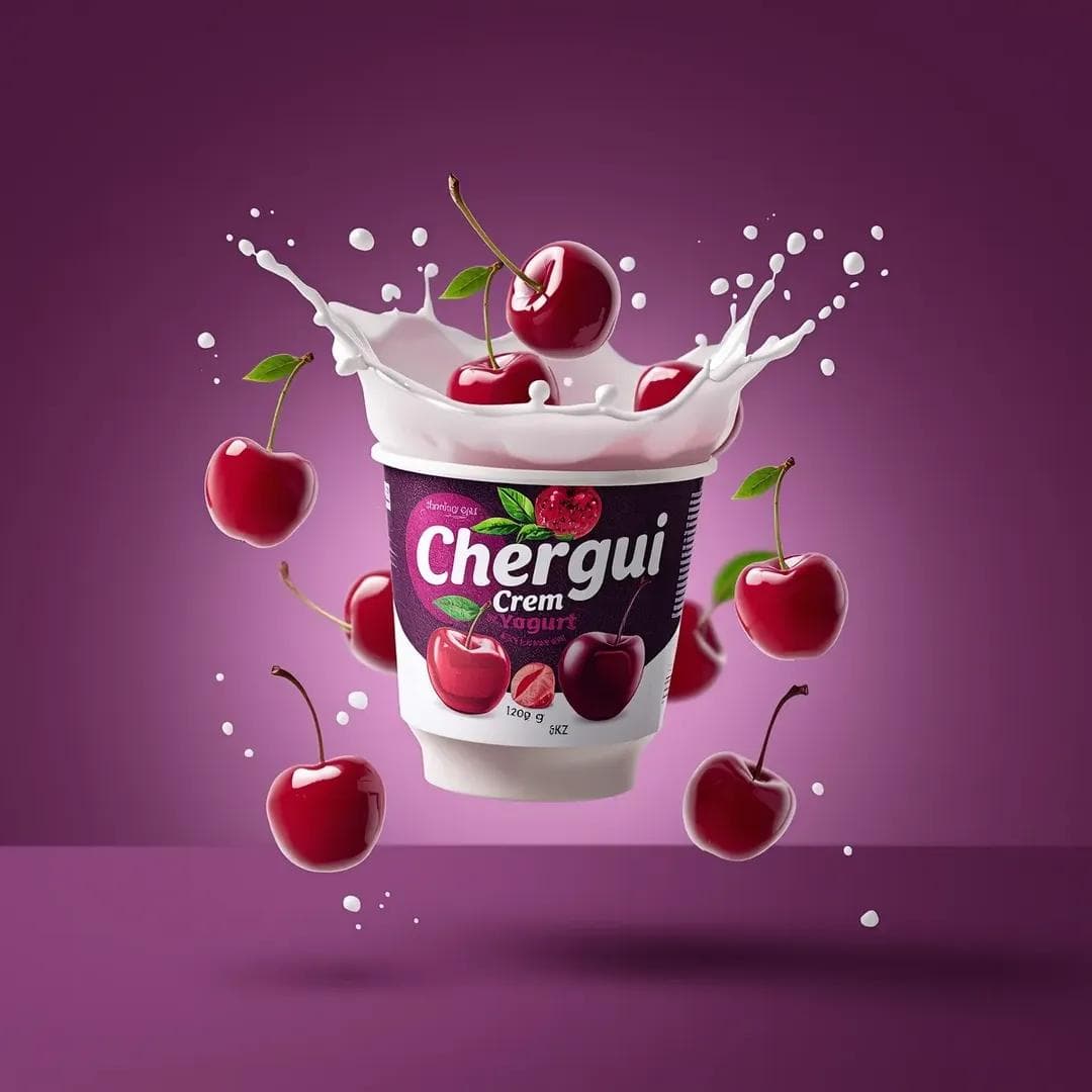 High-End Commercial Yogurt Product Photography Prompt for Nano Banana Pro — example 2