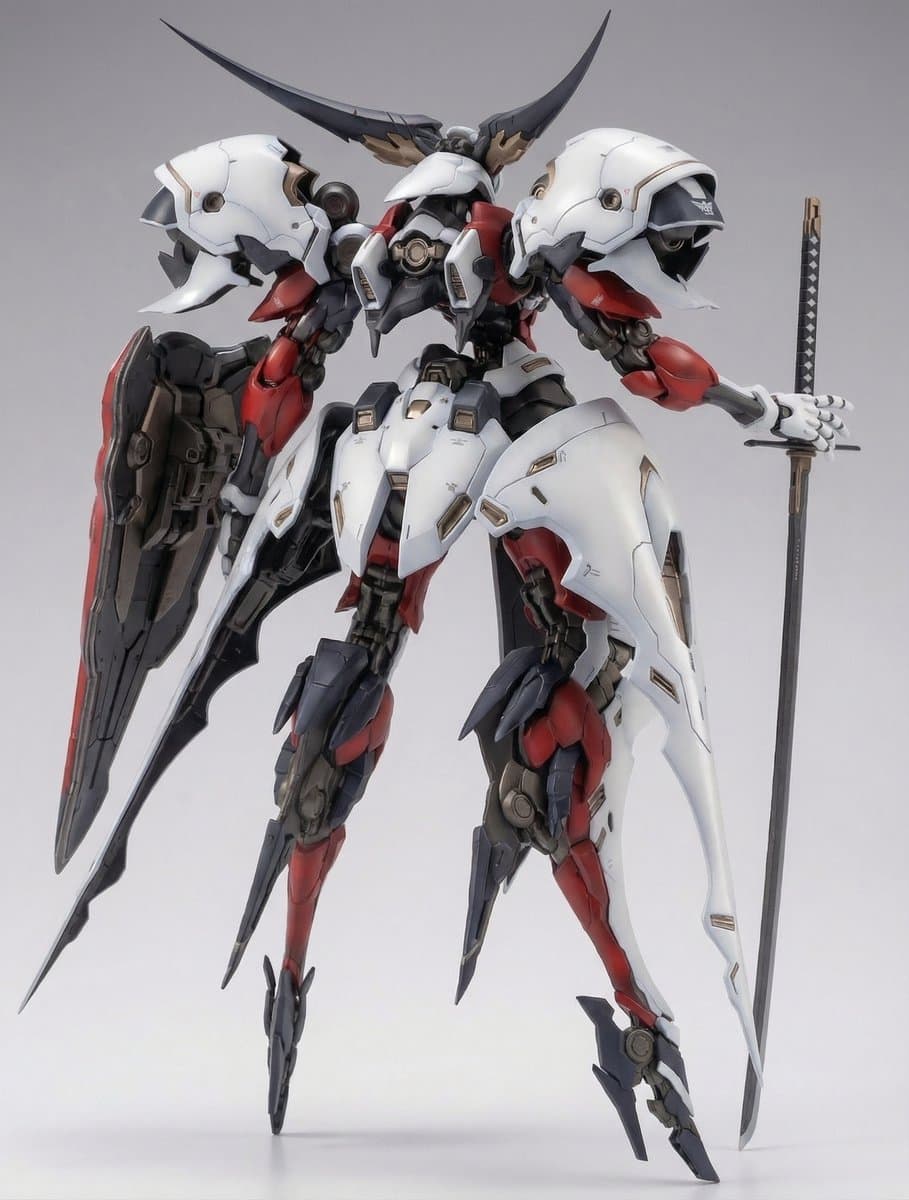 Full Armor Mecha Girl Figure Concept for Nano Banana Pro — example 2