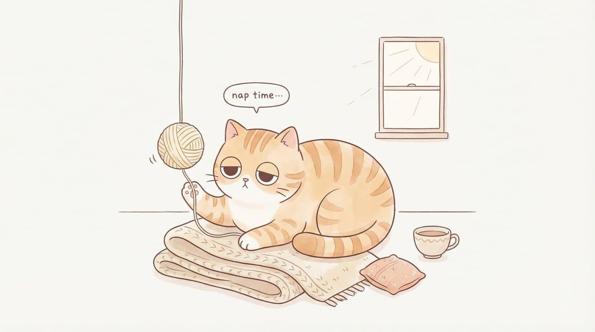 Cozy Minimal Line Art Character Study — example 4