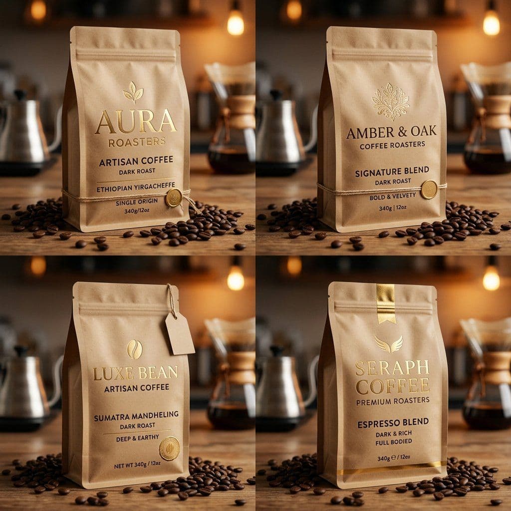 Luxury Coffee Branding Product Photography — example 1