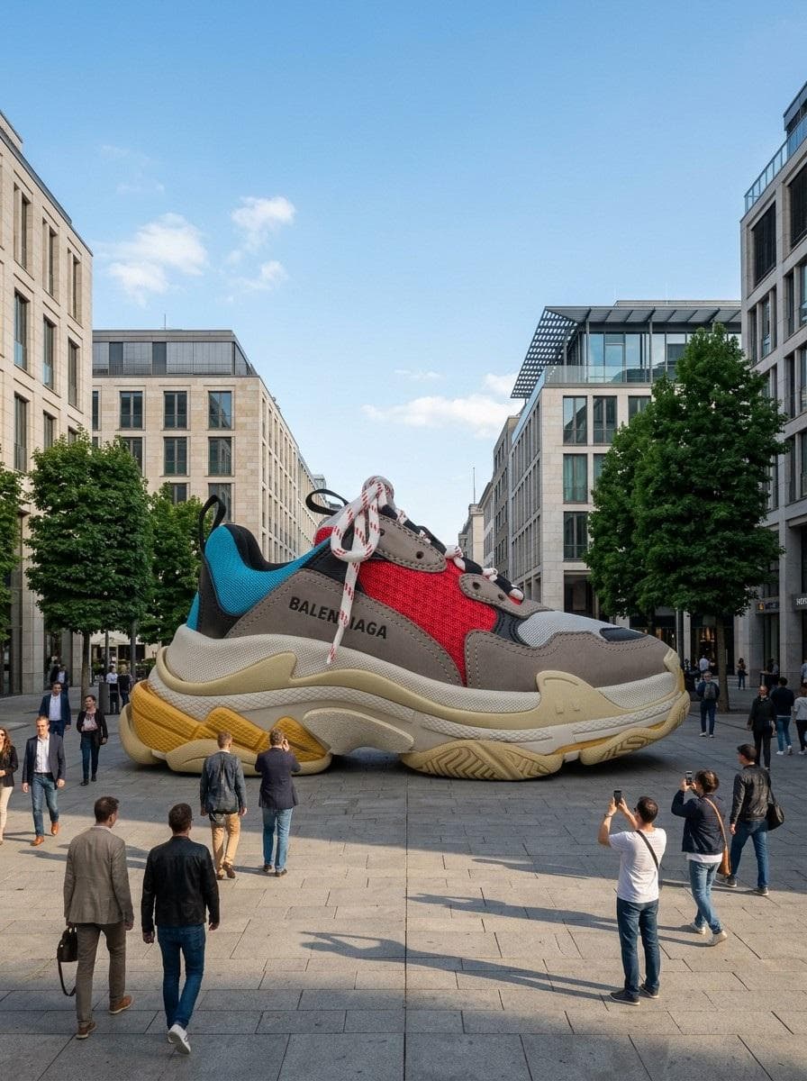 Giant Product Art Installation Prompt for Nano Banana Pro — example 1