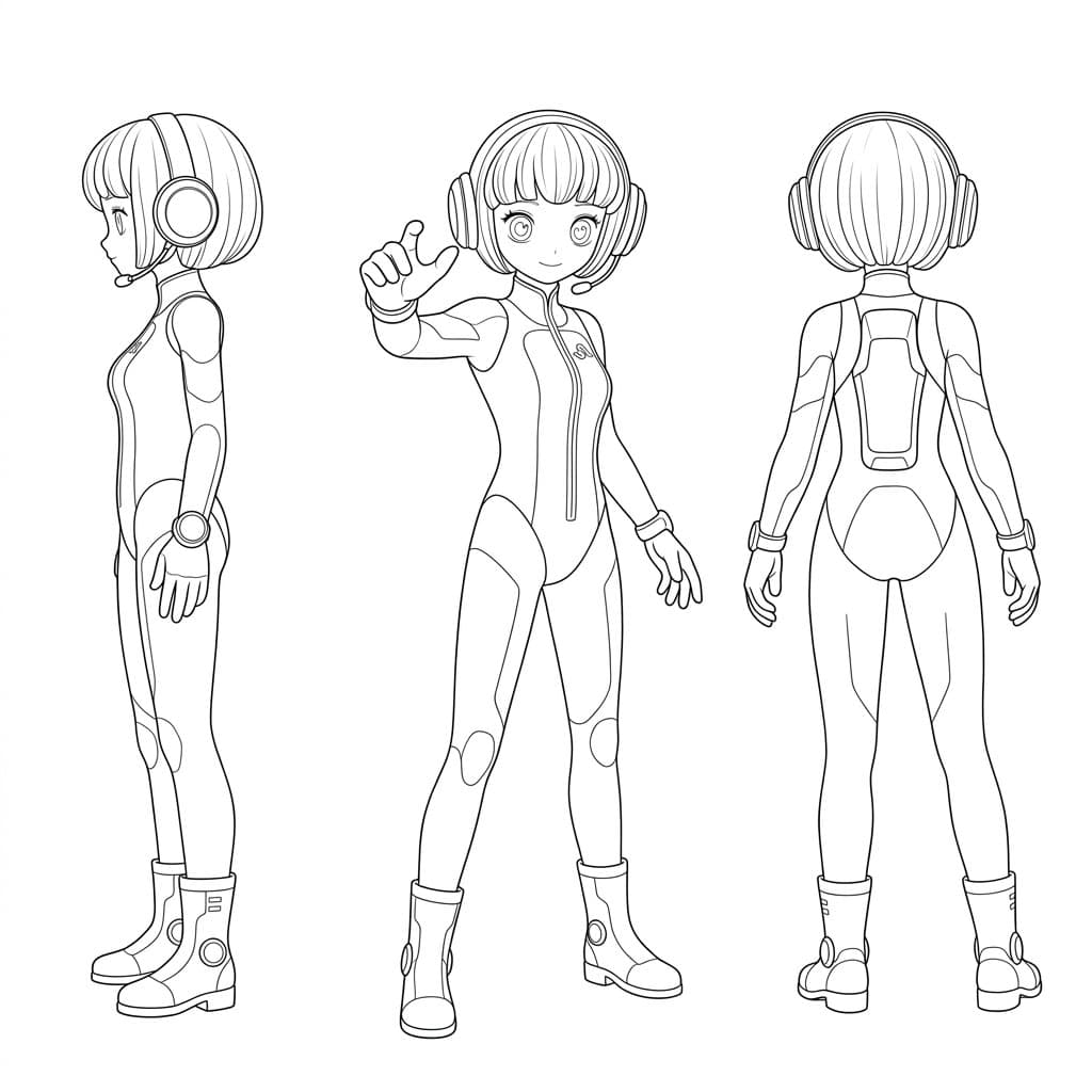 Line Art Illustration Style — example 2