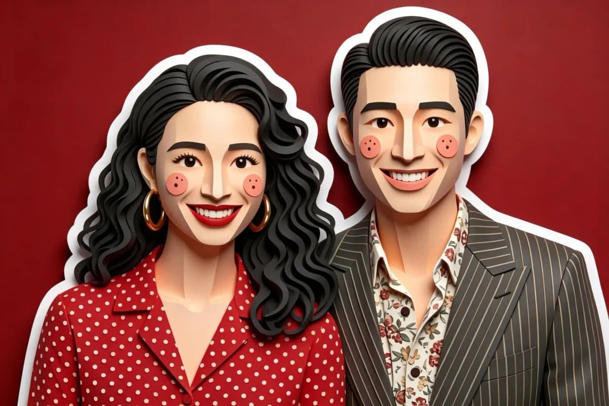 3D Paper-Cut Illustration Style — example 3