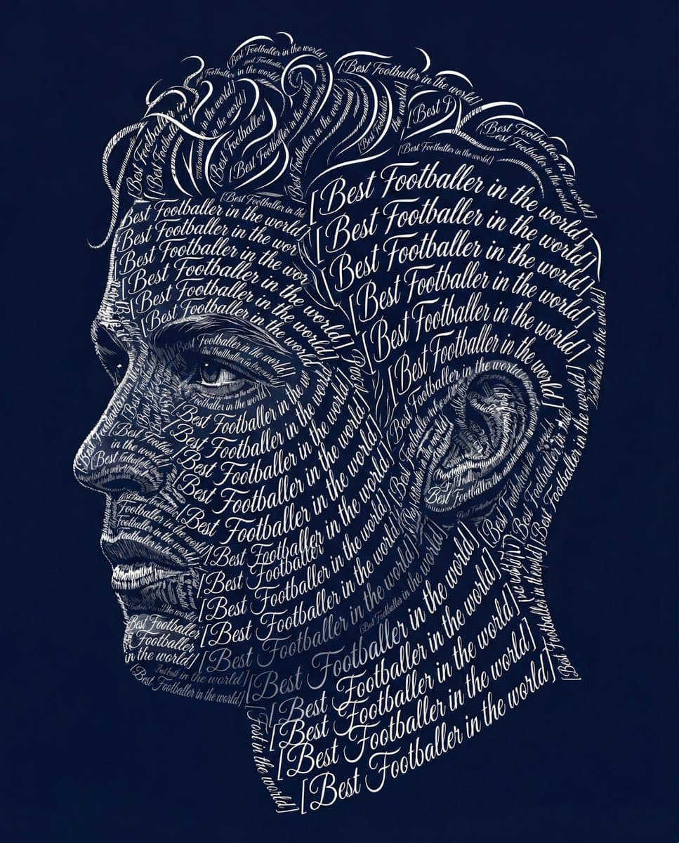 Typographic Art Portrait — example 1
