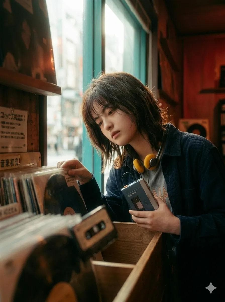 90s Japanese Indie Music Store Aesthetic — example 2