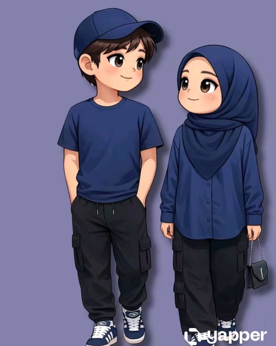 Anime Couple Vector Illustration — example 1