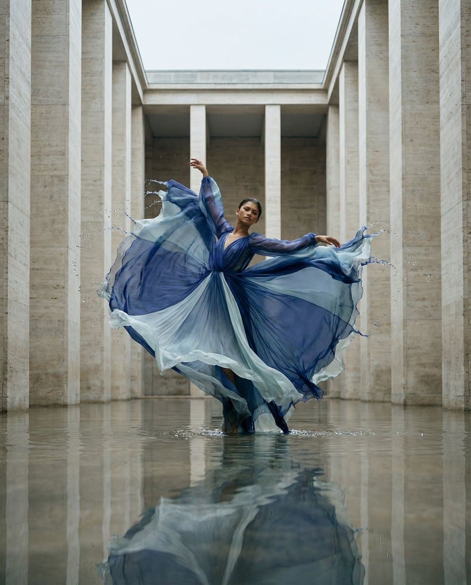 Cinematic Symmetrical Motion Portrait — example 1