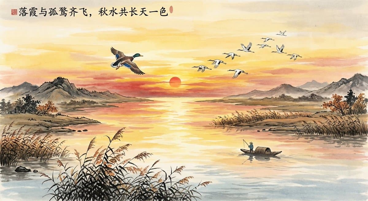 Chinese poetic and crossover character prompts — example 1