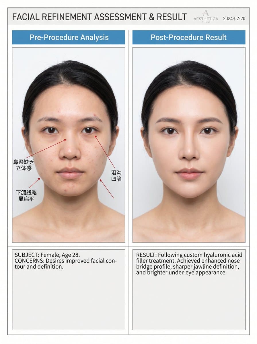 Medical Aesthetic Analysis Comparison Prompt — example 1