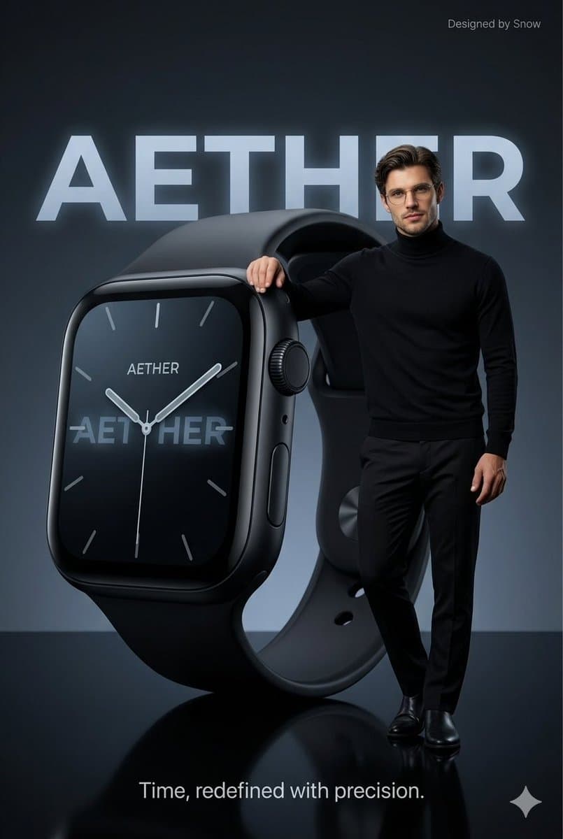 Minimalist Luxury Tech Advertisement — example 1
