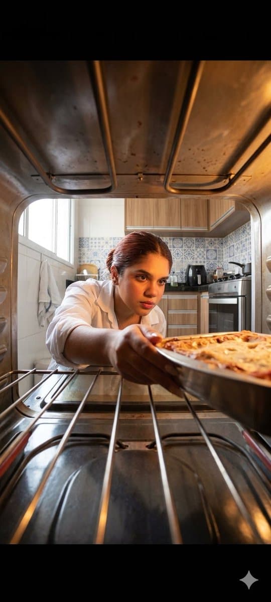 Interior Oven View Cooking Scene — example 1