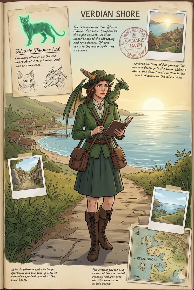 Fantasy Field Journal Illustration — example 1