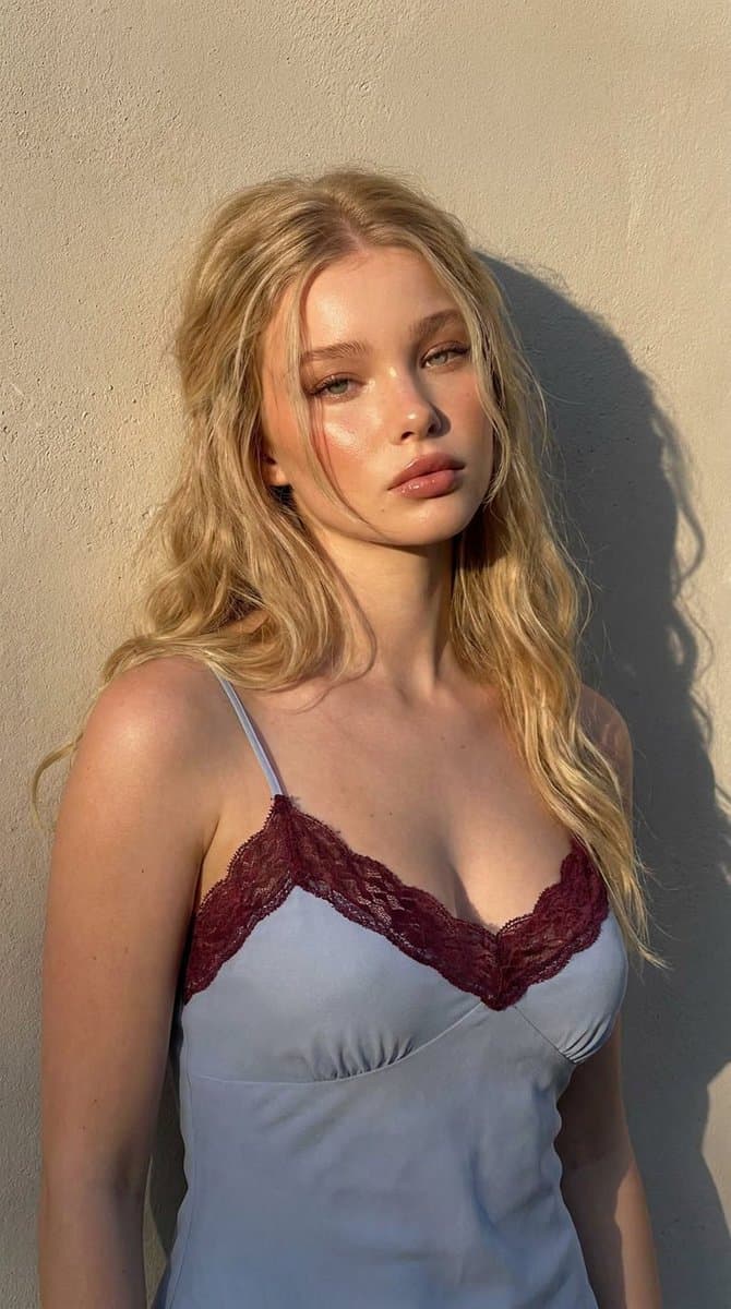 Golden Hour Blonde Portrait — example 1