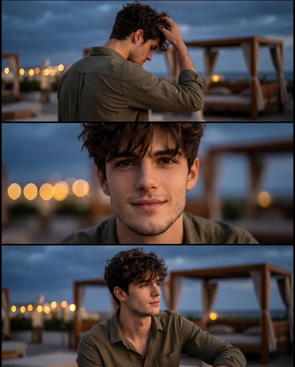 Cinematic Identity-Consistent Portrait Collage