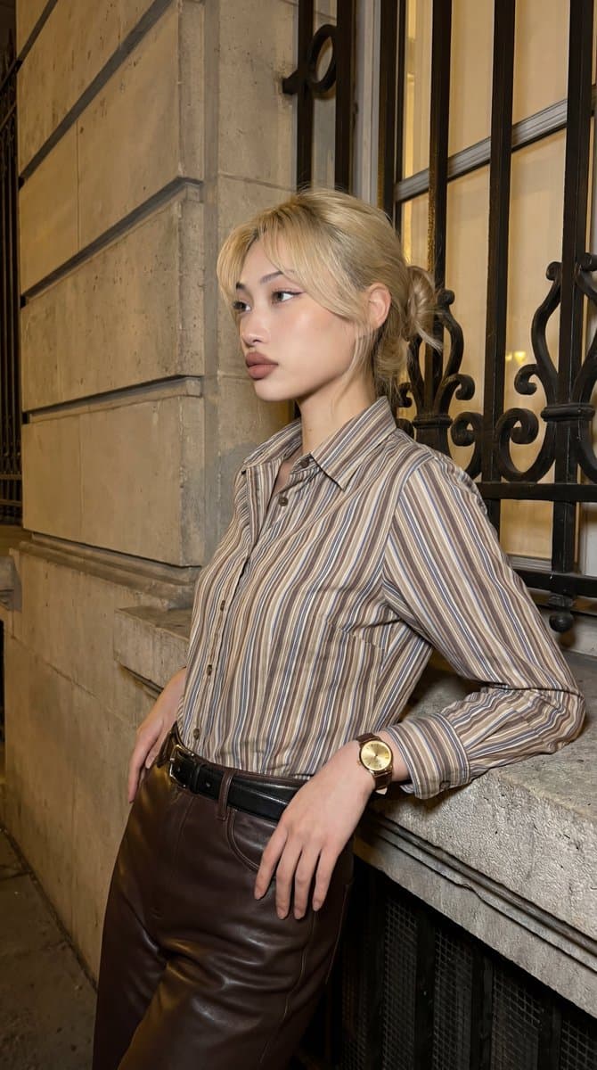Evening Urban Fashion Portrait — example 1