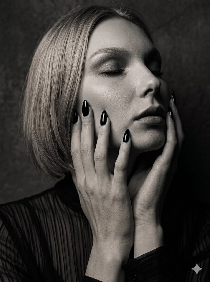 Moody Sepia Hand Study Portrait — example 3