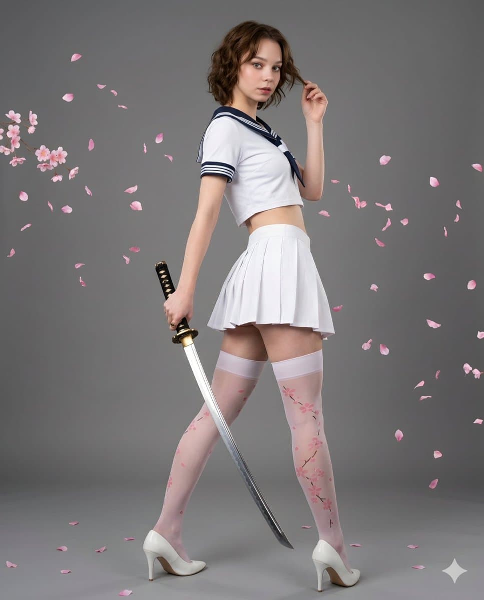 Samurai Style Sailor Fashion Portrait — example 1