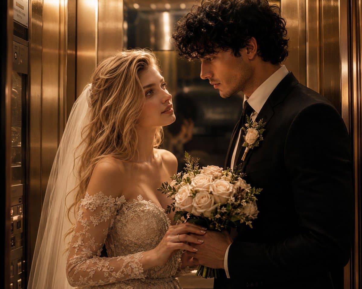 Romantic Cinematic Elevator Portrait — example 1