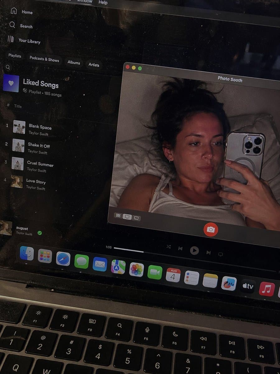 Realistic MacBook Screen POV — example 1