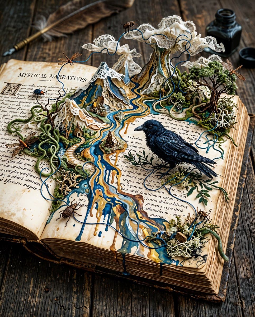 Surreal Miniature Book World — example 1